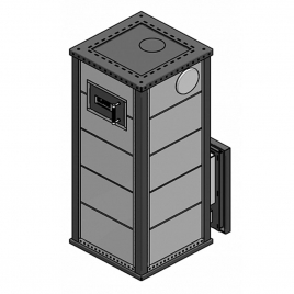 Дровяная печь для бани Klover KLV RT 20 RV
