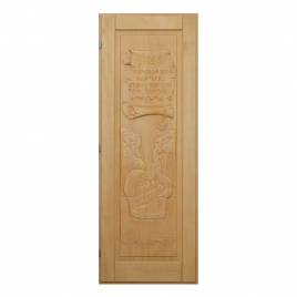 DoorWood Указ 700х1900 мм, кавказская липа, деревянная