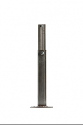 Кронштейн телескопический с хомутом Феникс мод.2, L 155-255, ⌀215, AISI 304