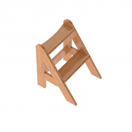 Лесенка для купели Bentwood, 2 ступени, дуб