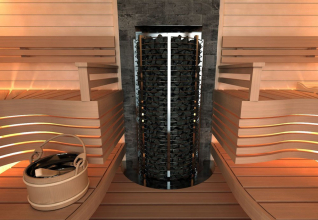 Печь для сауны Sawo Tower TH6-120NS-WL-P пристенная, 12 кВт