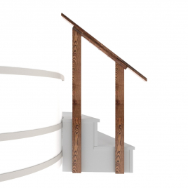 Перило для подиума Bentwood, лиственница натуральная