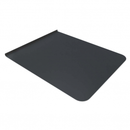 Предтопочный лист BLACK 800х980х0,5мм (R75)