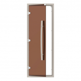 Стеклянная дверь Sawo 741-4SGA-1 70x190 универсальная, стекло бронза, коробка осина